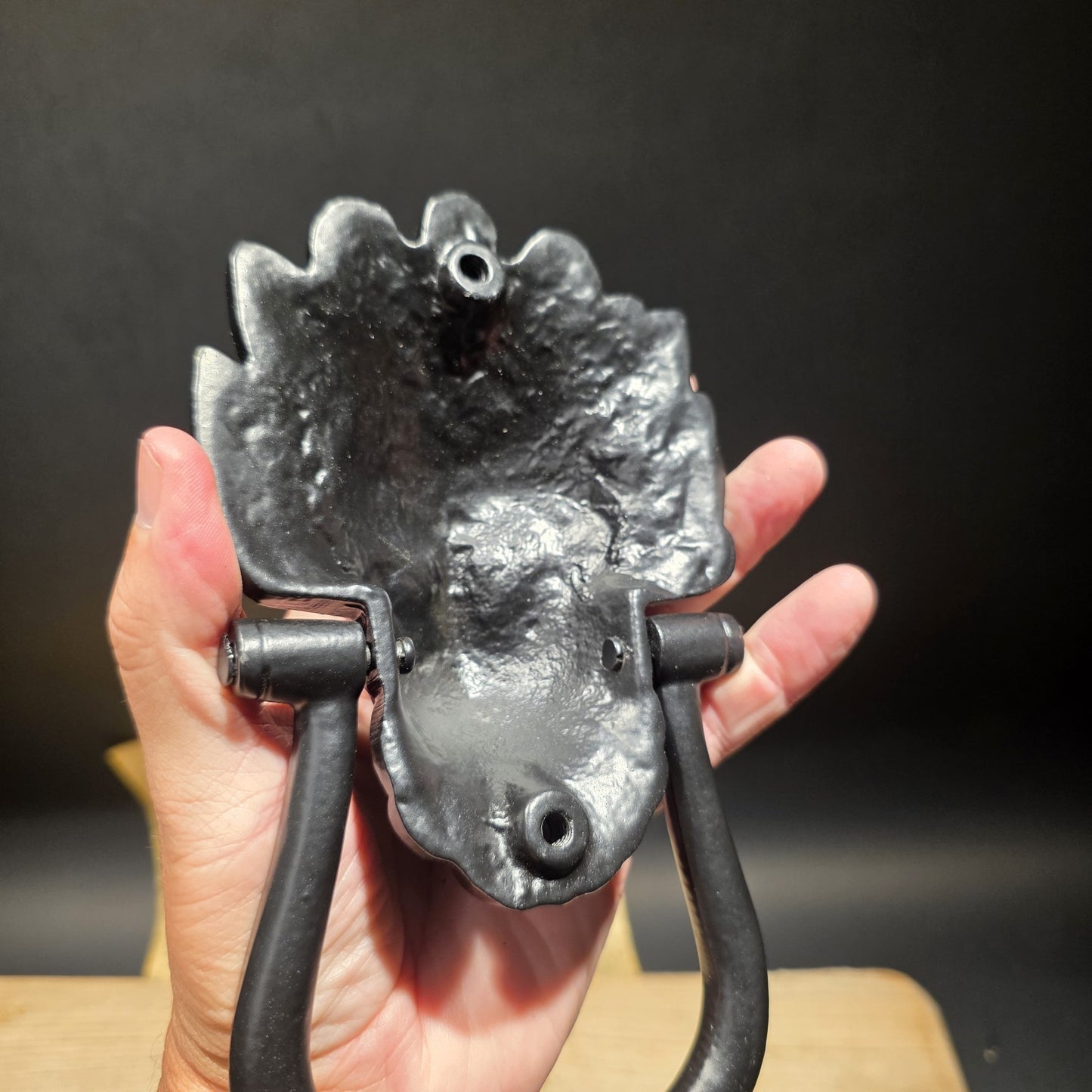 Cast Iron Lion Head Door Knocker – Victorian Style Entry Hardware