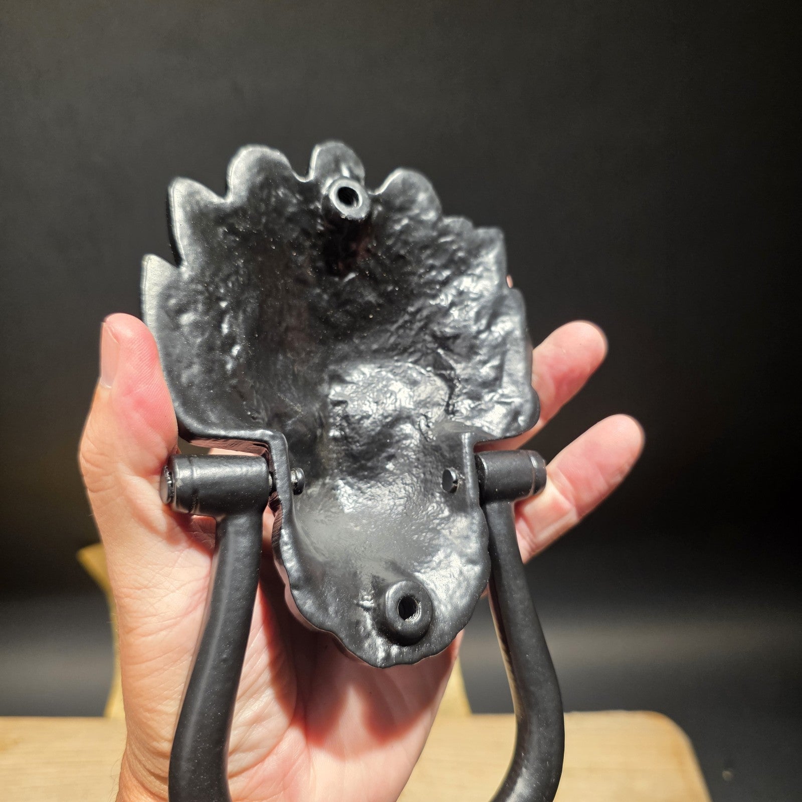 Cast Iron Lion Head Door Knocker – Victorian Style Entry Hardware