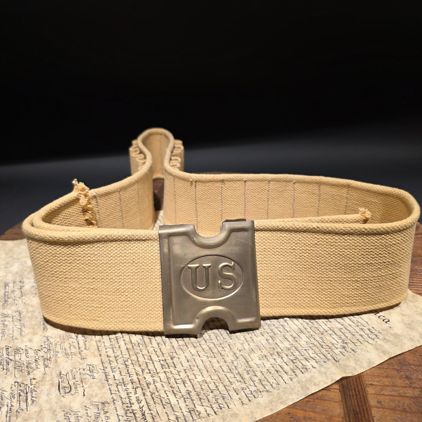 U.S. Canvas Cartridge Belt – Indian Wars Spanish-American War Style