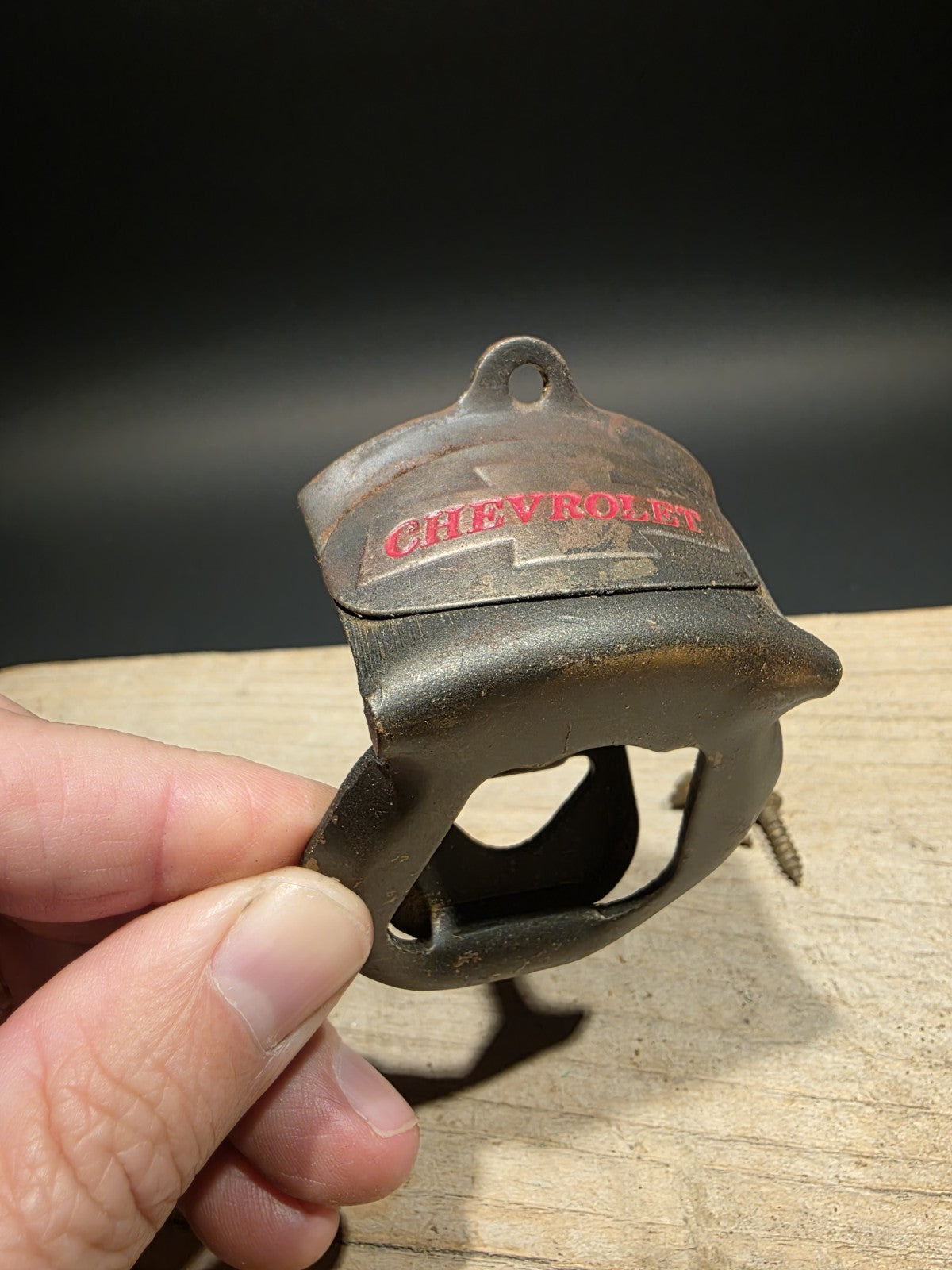 Antique Vintage Style Chevrolet Chevy Beer Bottle Cap Opener
