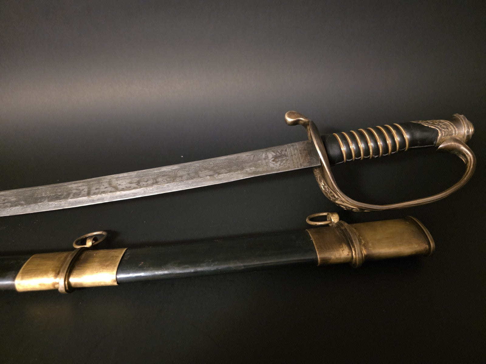 Antique-Style 1850 Union Officer’s Civil War Sword