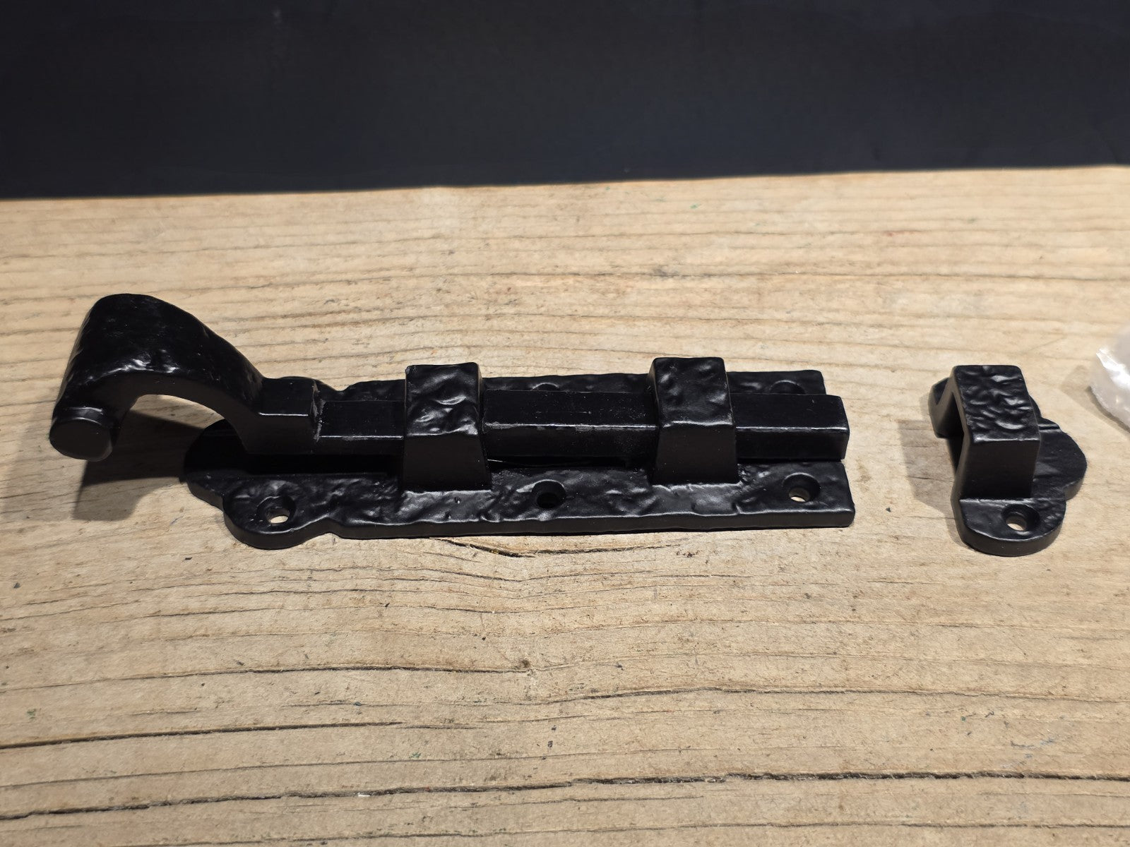 Antique Style Cast Iron Slide Bolt Door Latch – Barn or Gate Hardware