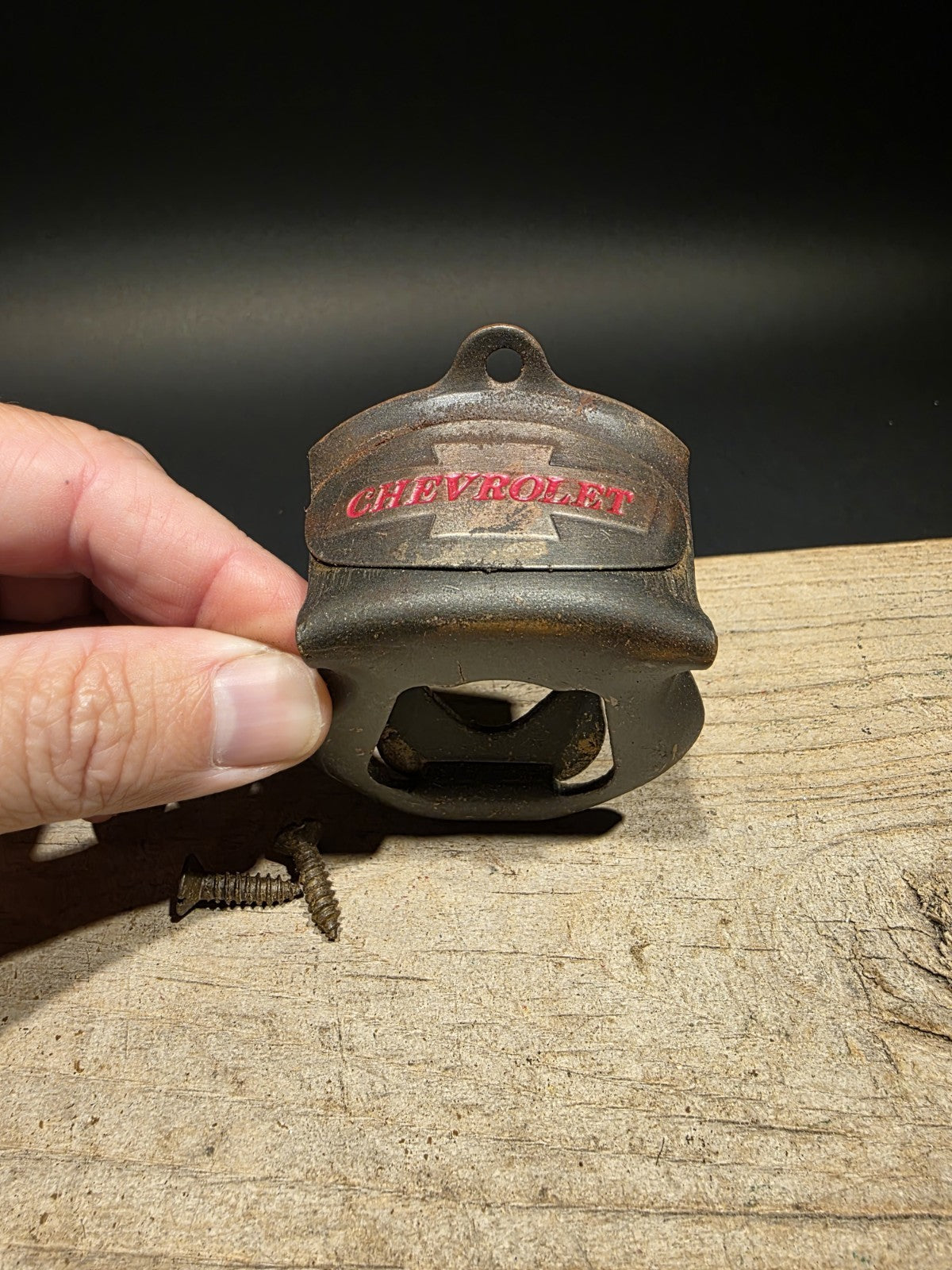 Antique Vintage Style Chevrolet Chevy Beer Bottle Cap Opener