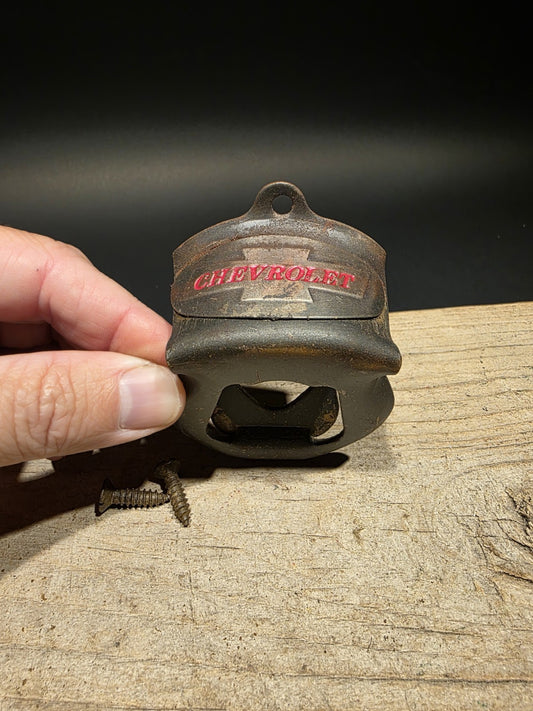 Antique Vintage Style Chevrolet Chevy Beer Bottle Cap Opener