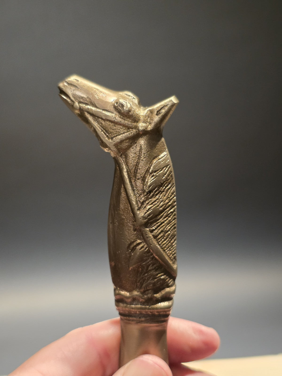 8 1/2"  Vintage Style Brass Horse Letter Opener