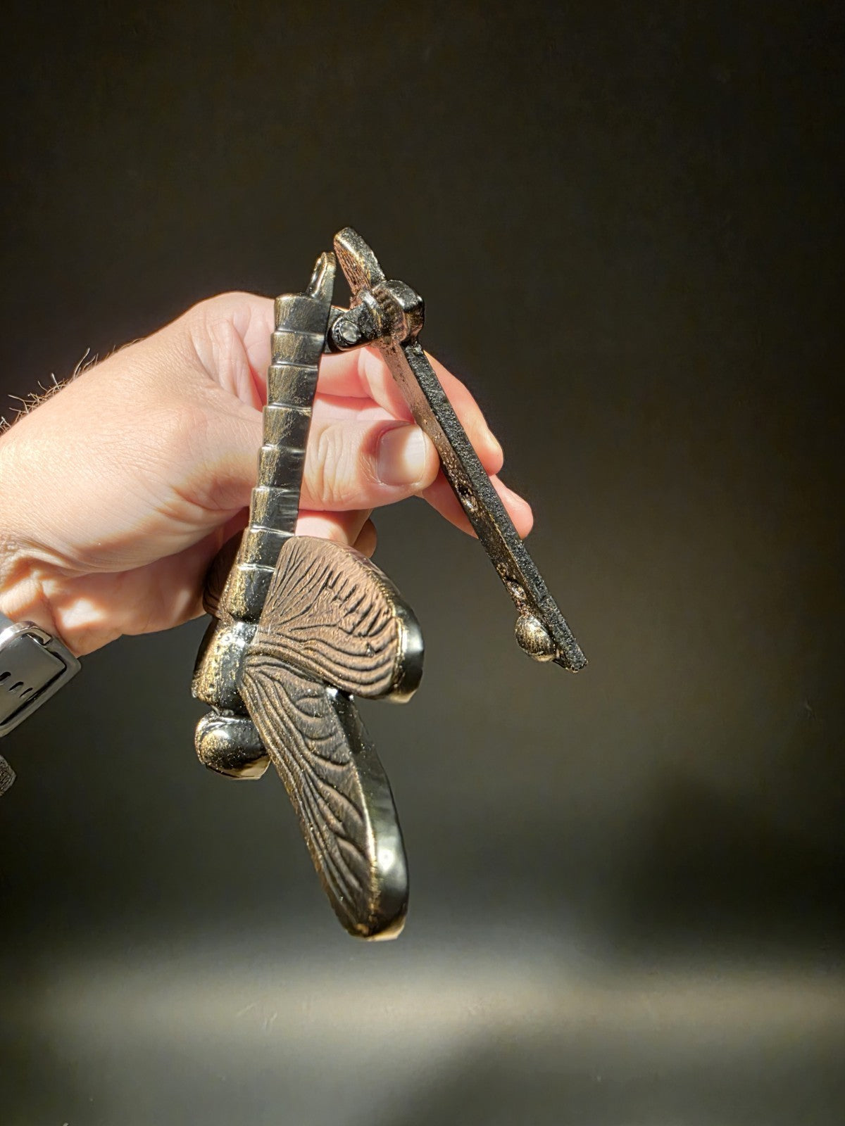 Antique Brass Vintage Style Cast Iron Dragonfly Door Knocker