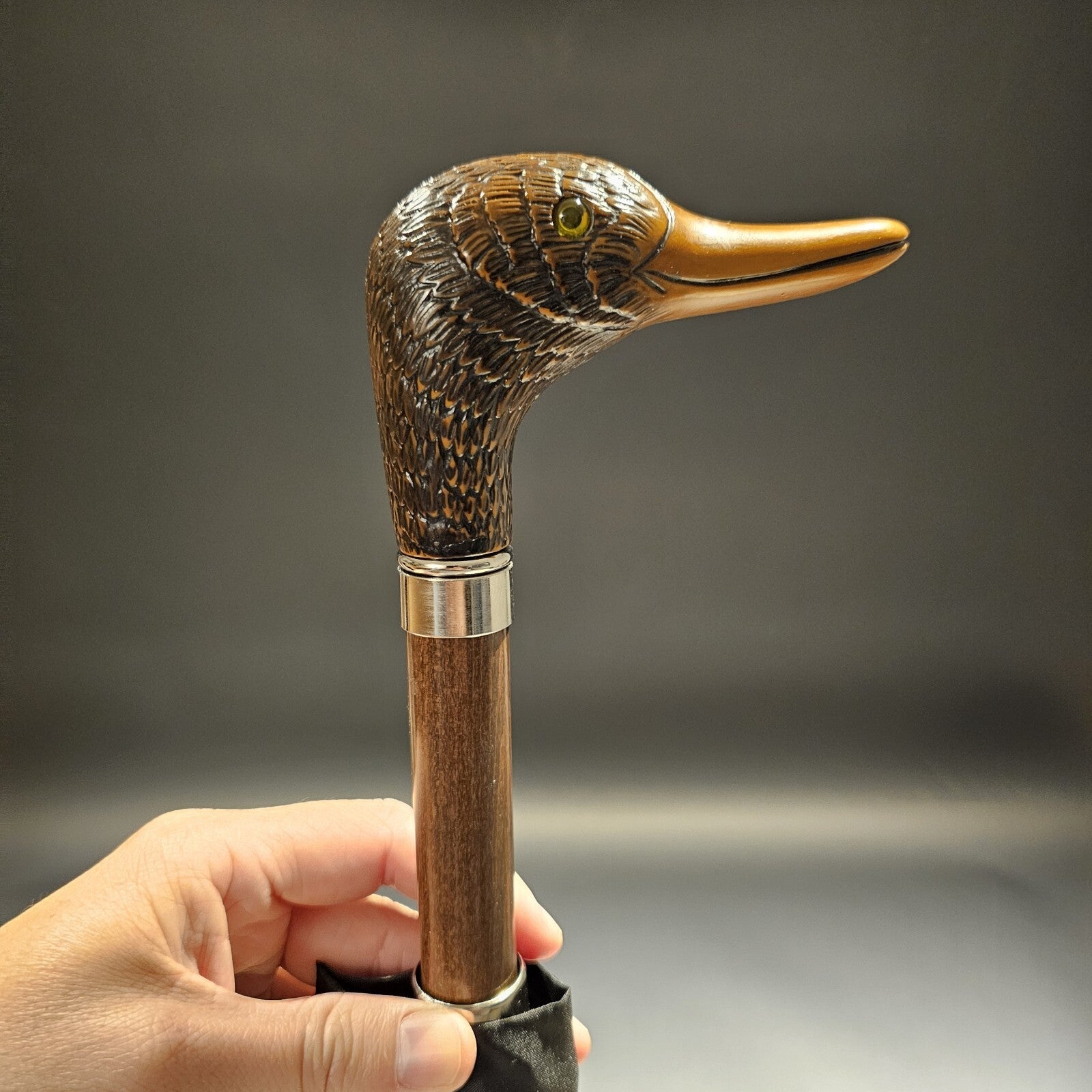 Antique Style Mallard Head Umbrella