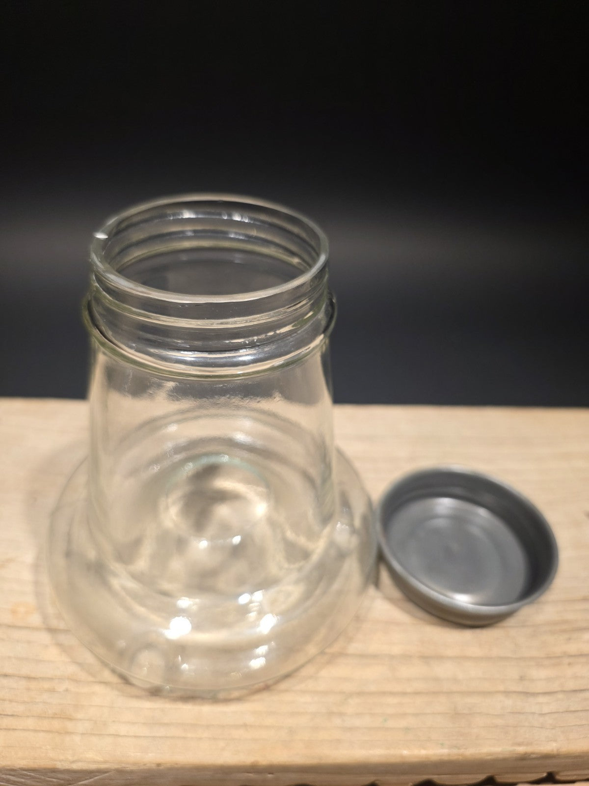 6 1/2" Antique Vintage Style Table Top Blown Glass Fly Wasp Insect Trap Catcher