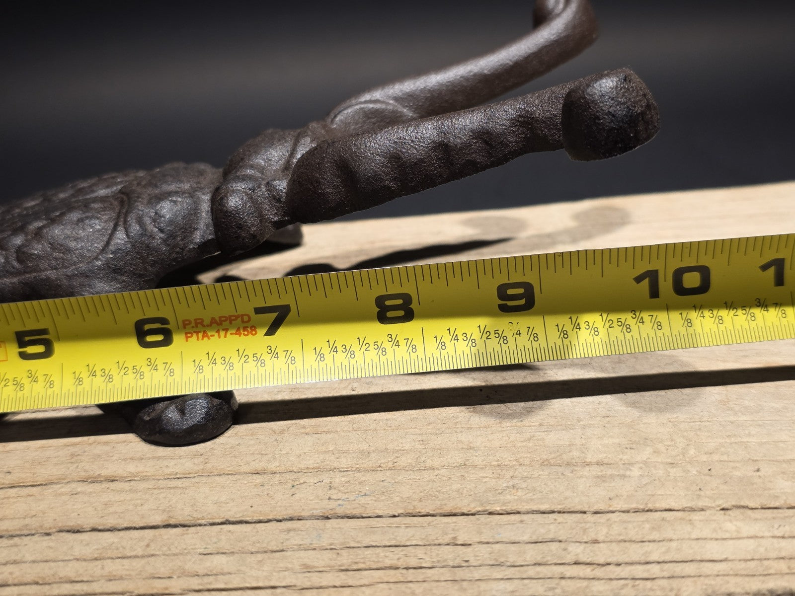 10" Vintage Style Cast Iron Beetle Boot Jack