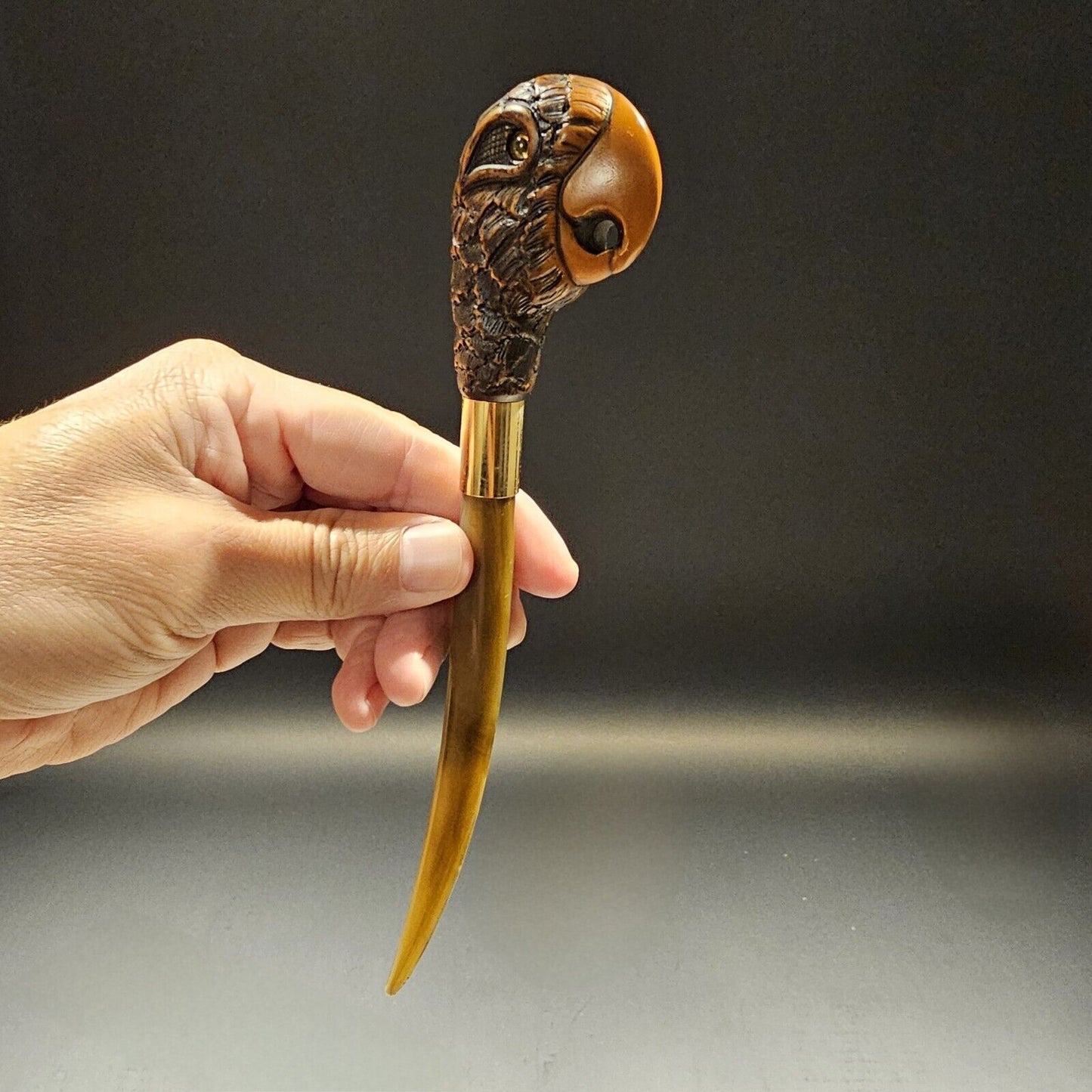 Antique Style Parrot Letter Opener Desk Collectible