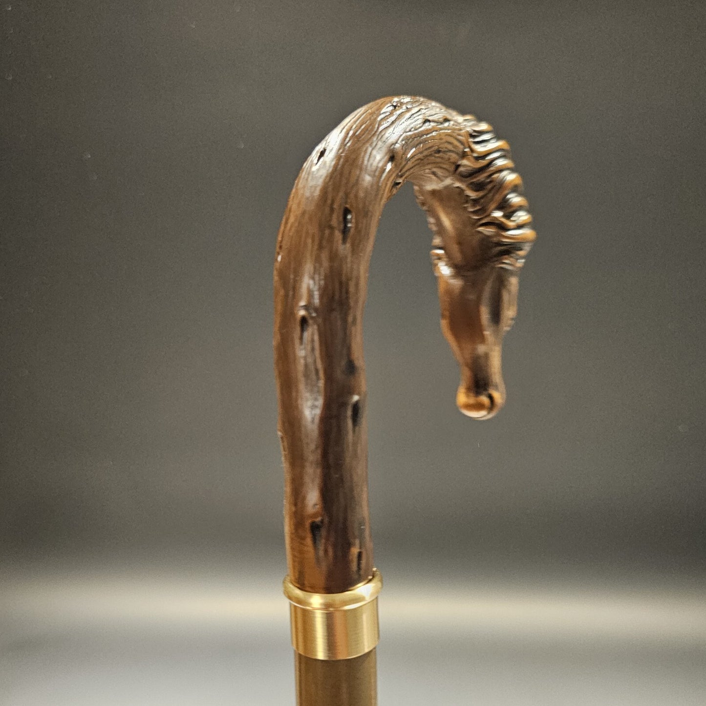 36" Antique Style Horse Head Walking Stick Cane