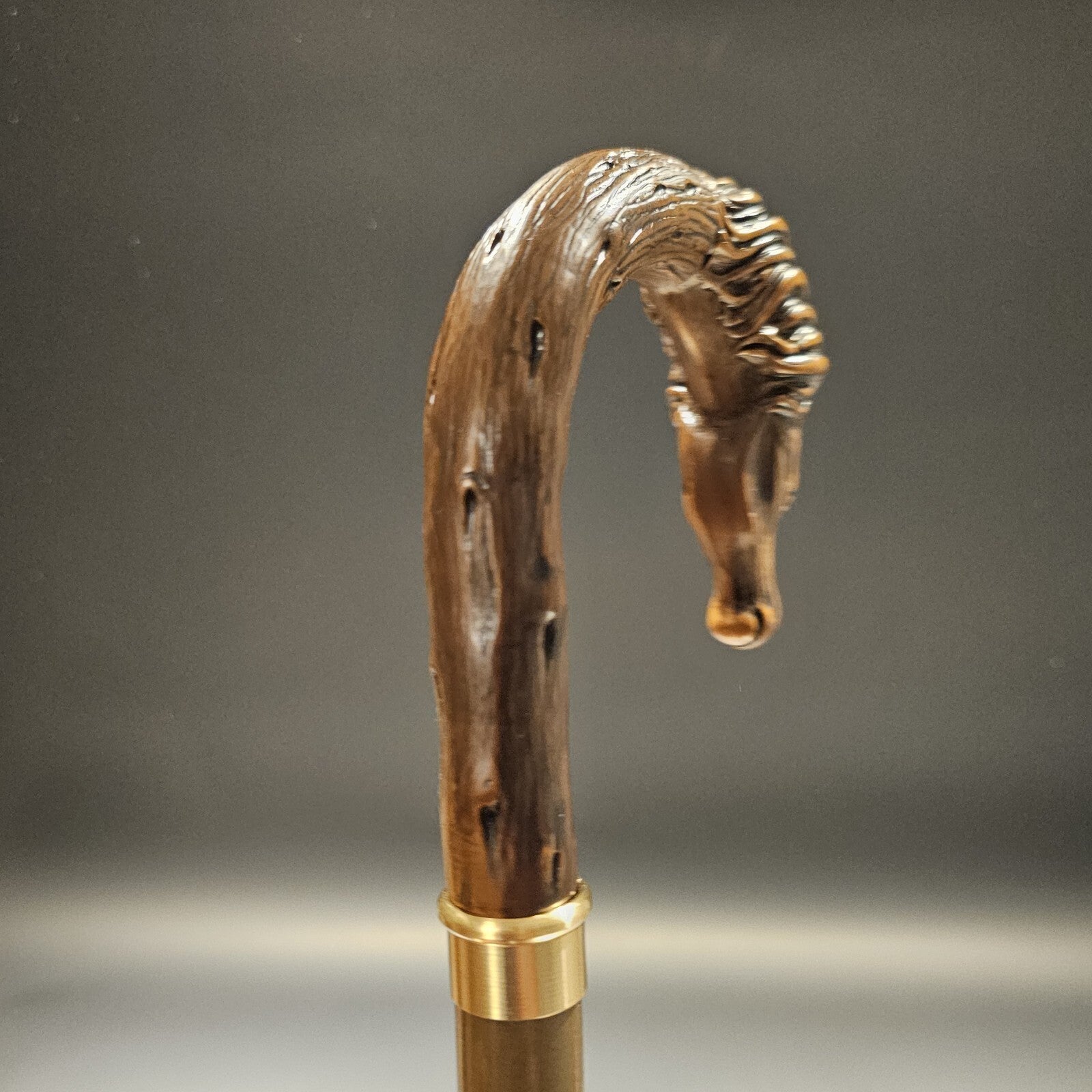 36" Antique Style Horse Head Walking Stick Cane