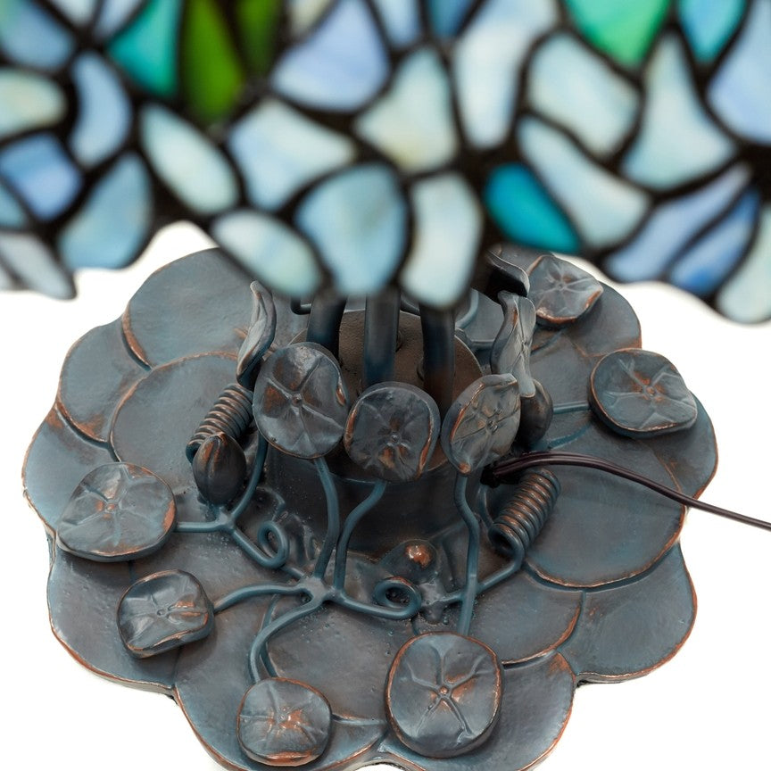 32"H Wisteria Tiffany-Style Stained Glass Table Lamp