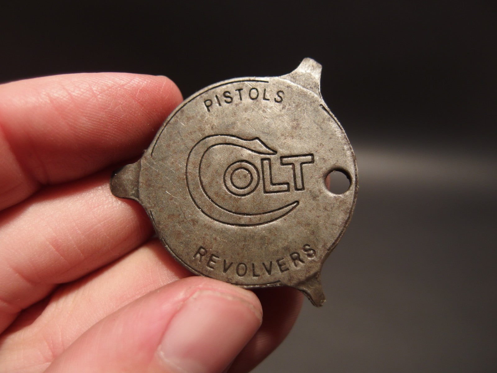 Antique Vintage Style Colt Firearms Screw Driver Key chain