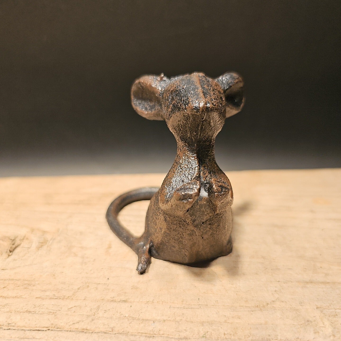 Antique Vintage Style Cast Iron Mouse