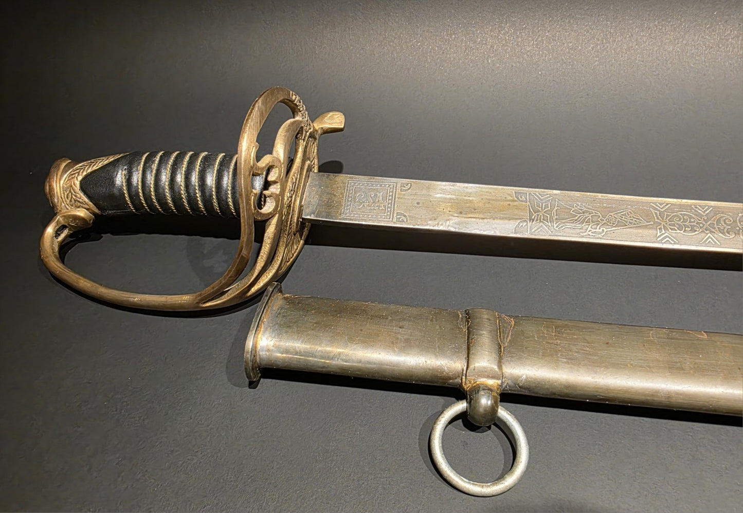 40" Antique-Style 1850 Confederate Civil War Sword