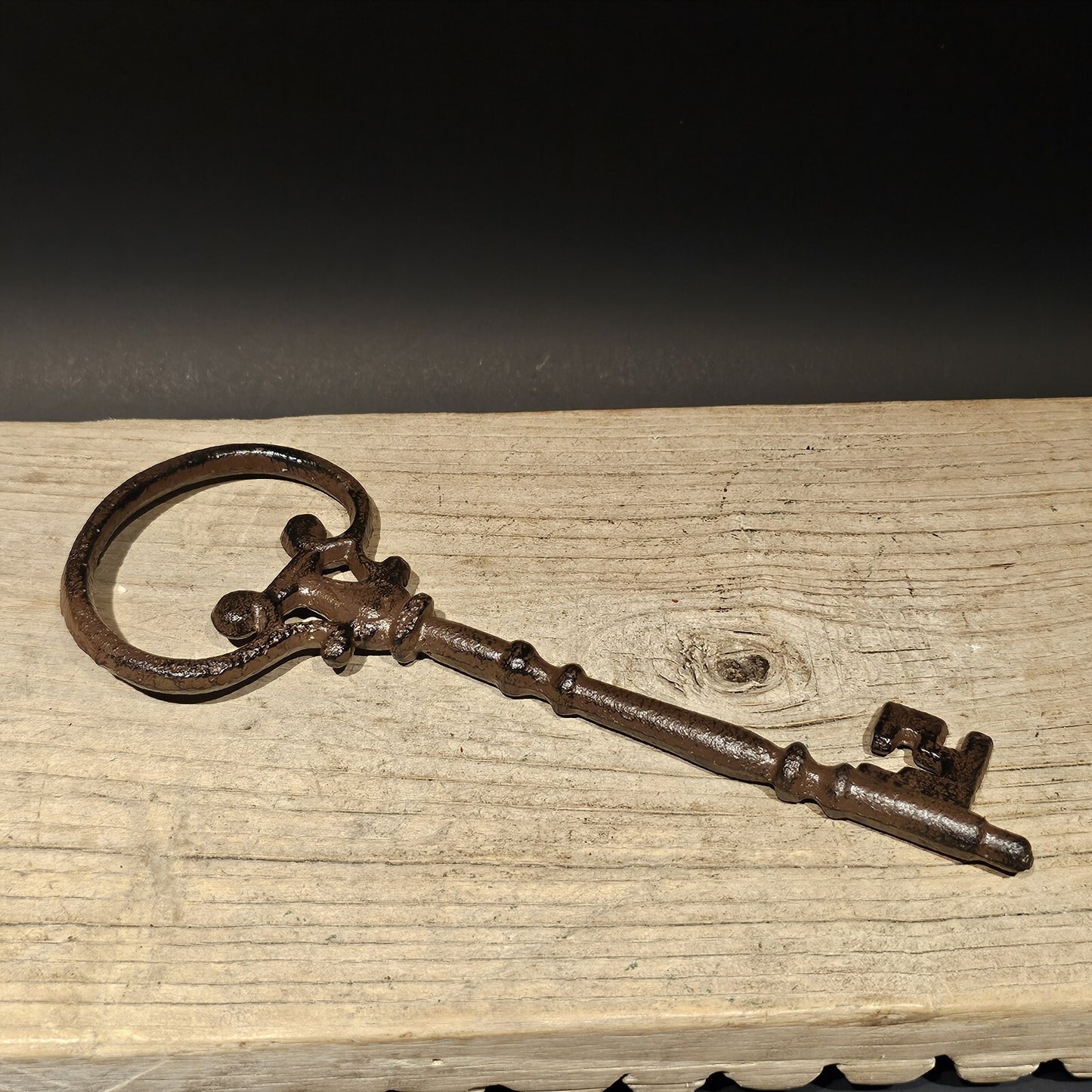 Antique Vintage Style Cast Iron Large Ornate Skeleton Key 