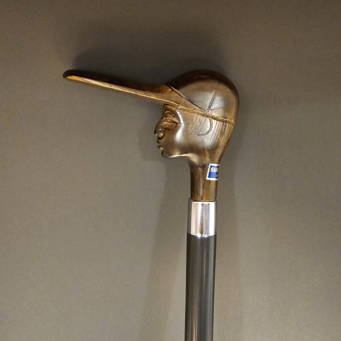 36" Antique Style European Jockey Walking Stick Cane