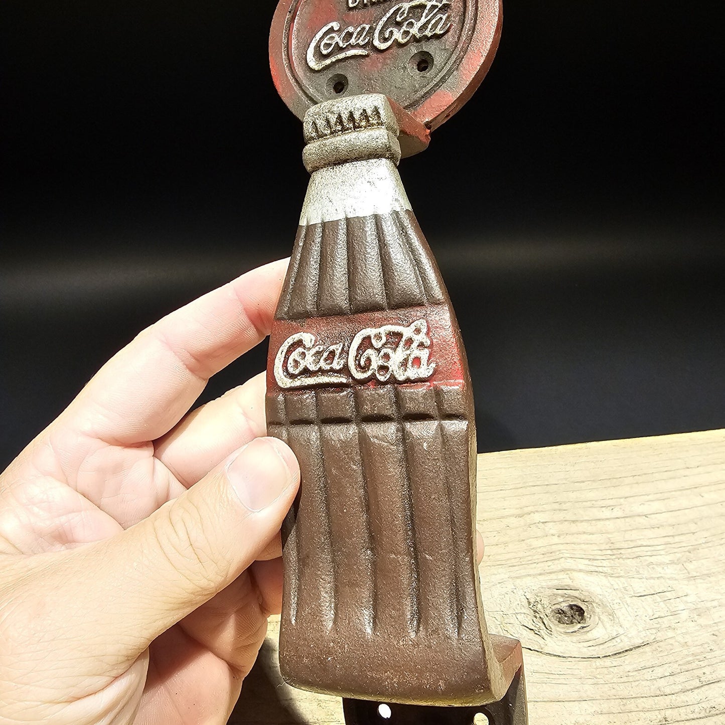 Antique Cast Iron Coca Cola Door Gate Handle
