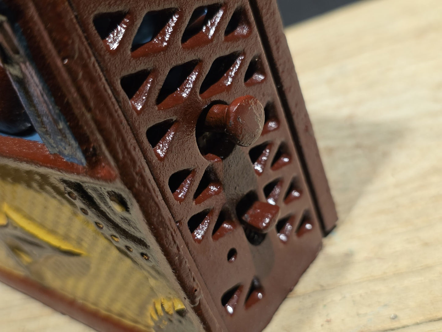 Antique Style Cast Iron Mechanical Coin Bank