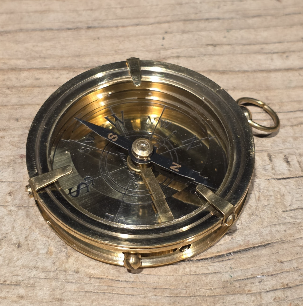 Brass Pocket Compass – Vintage Style Nautical Hunter Case Compass