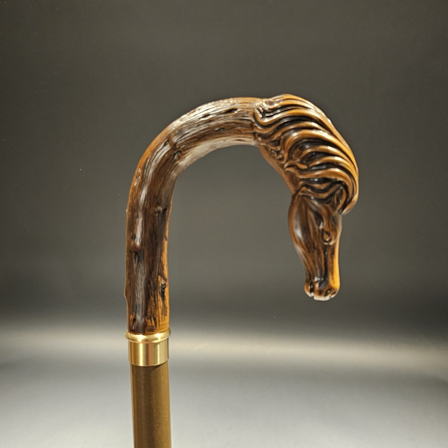 36" Antique Style Horse Head Walking Stick Cane