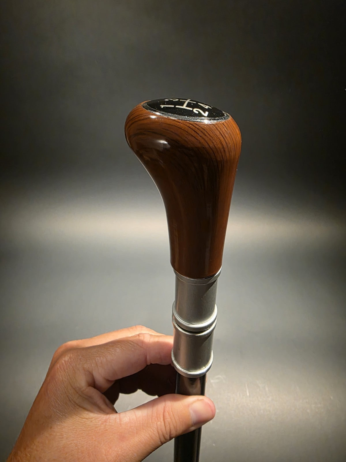 Vintage Antique Style Shifter Knob Handle Metal Walking Stick Cane 