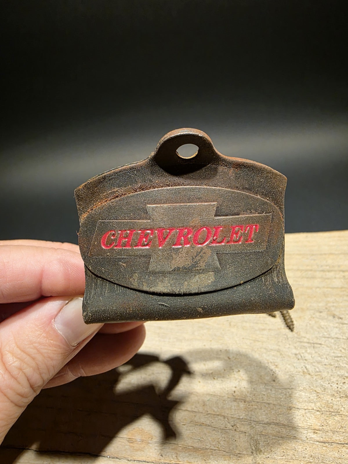 Antique Vintage Style Chevrolet Chevy Beer Bottle Cap Opener