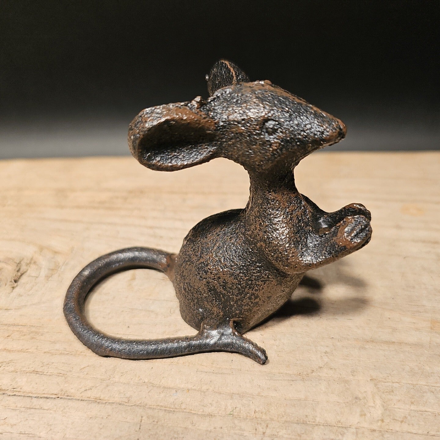 Antique Vintage Style Cast Iron Mouse