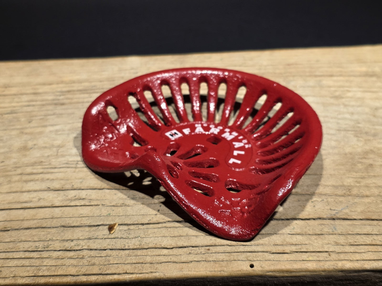 5" Antique Vintage Style Cast Farmall Miniature Tractor Seat Sample
