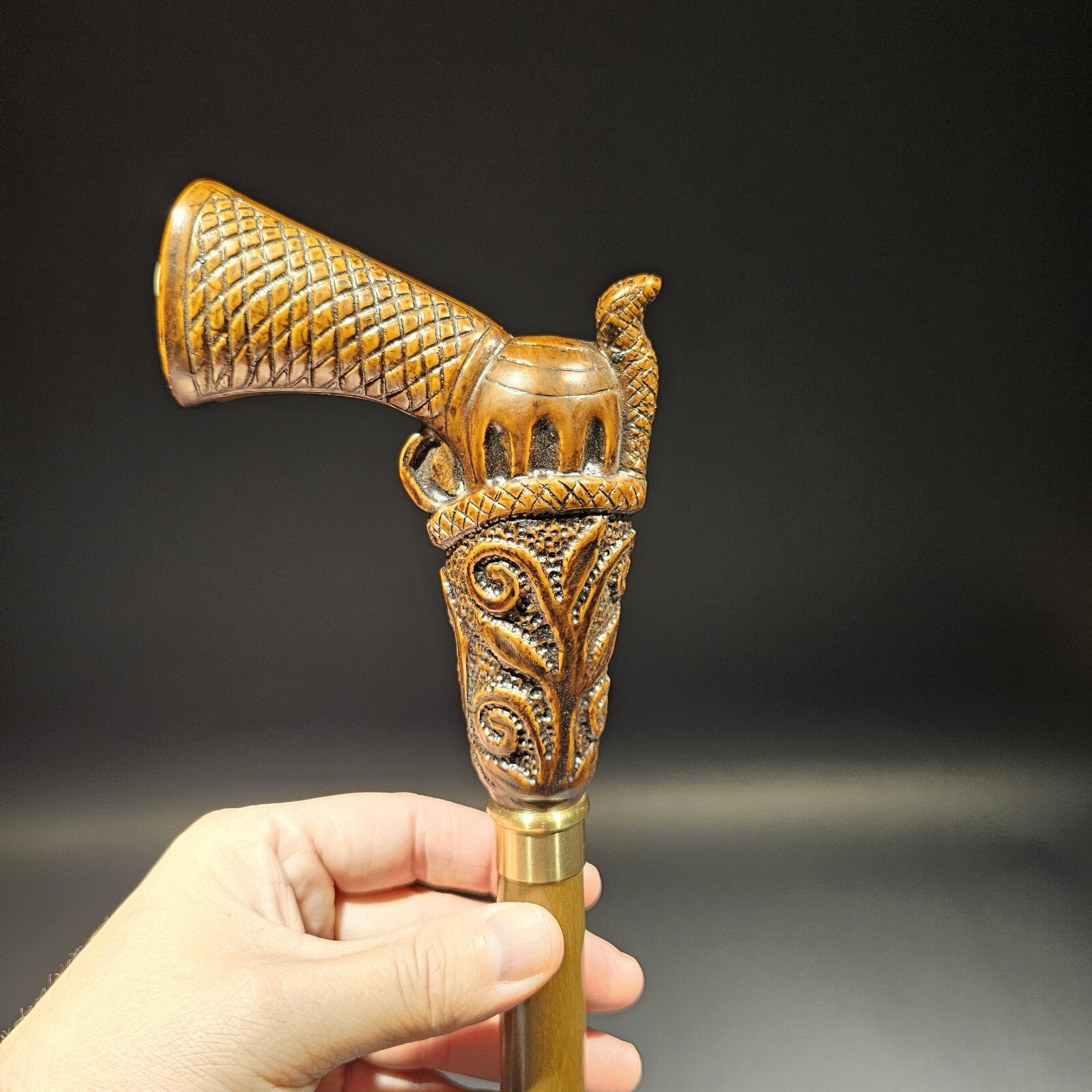 Antique Style Wood Walking Cane