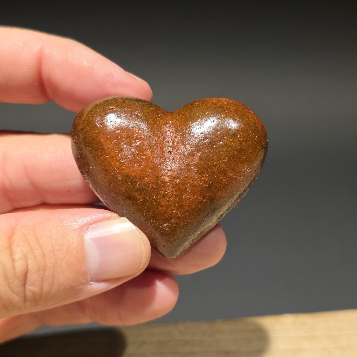 Cast Iron Heart Paperweight – Primitive Folk Art Love Token Decor