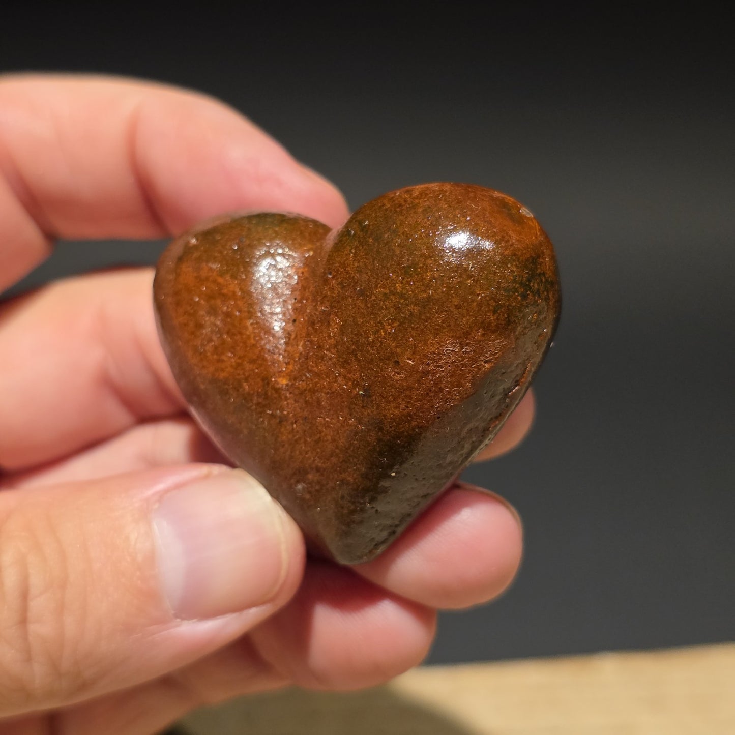 Cast Iron Heart Paperweight – Primitive Folk Art Love Token Decor