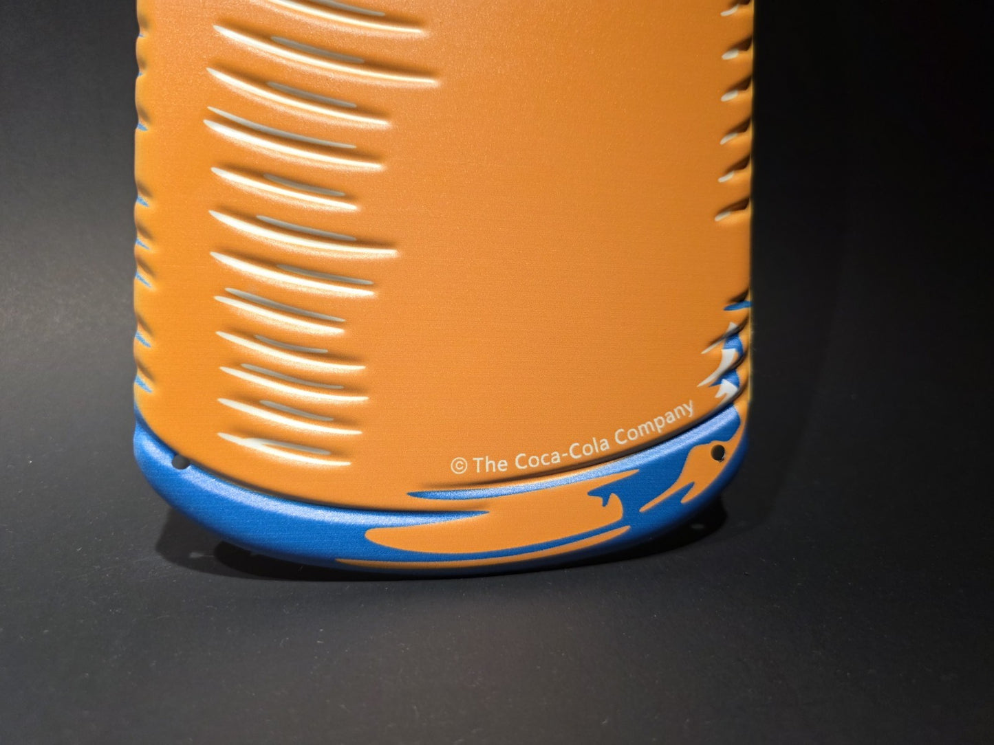 22" Vintage Style Metal Die Cut Fanta Bottle Sign