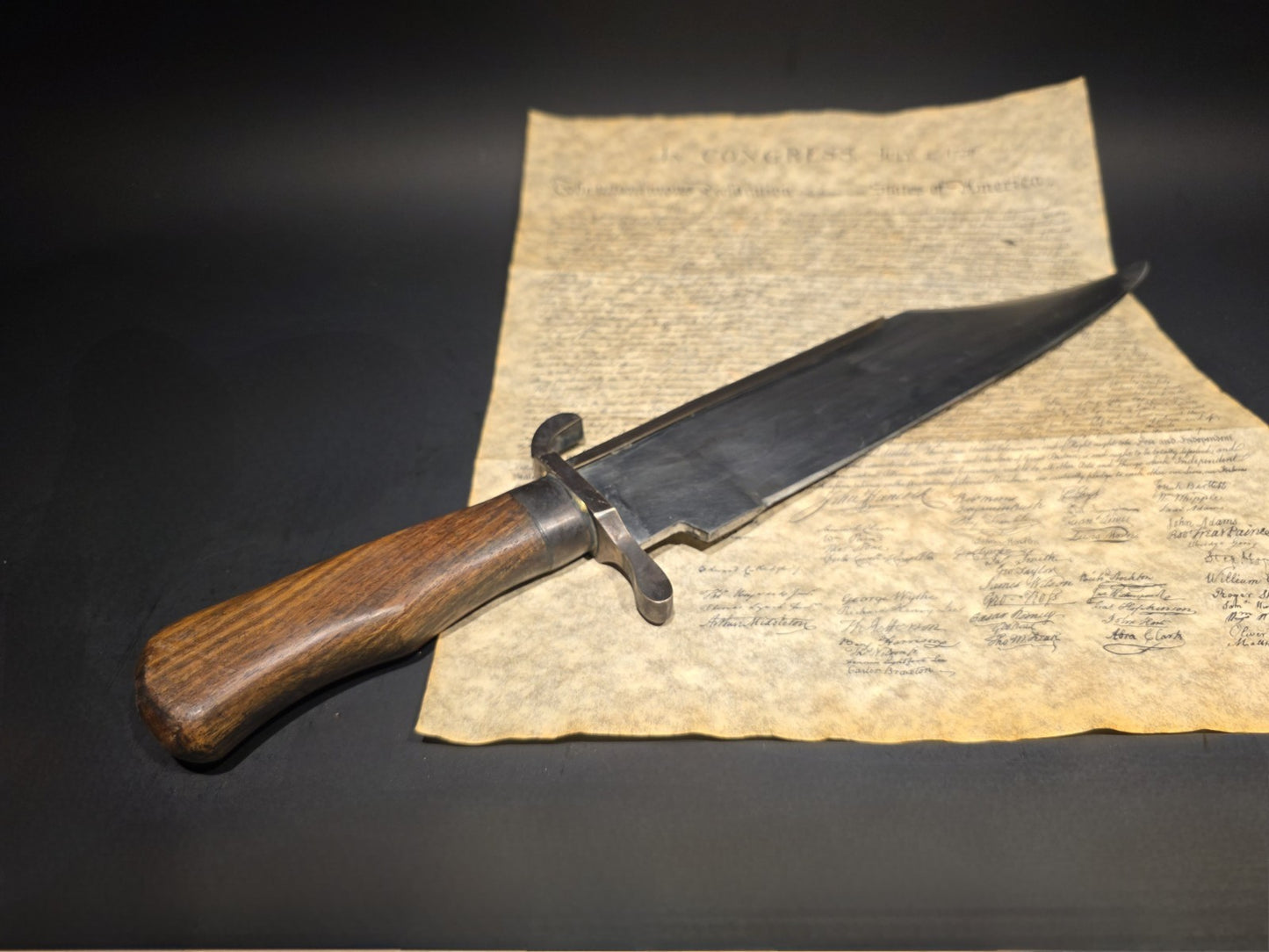 19" Antique Style Civil War Confederate Bowie Knife