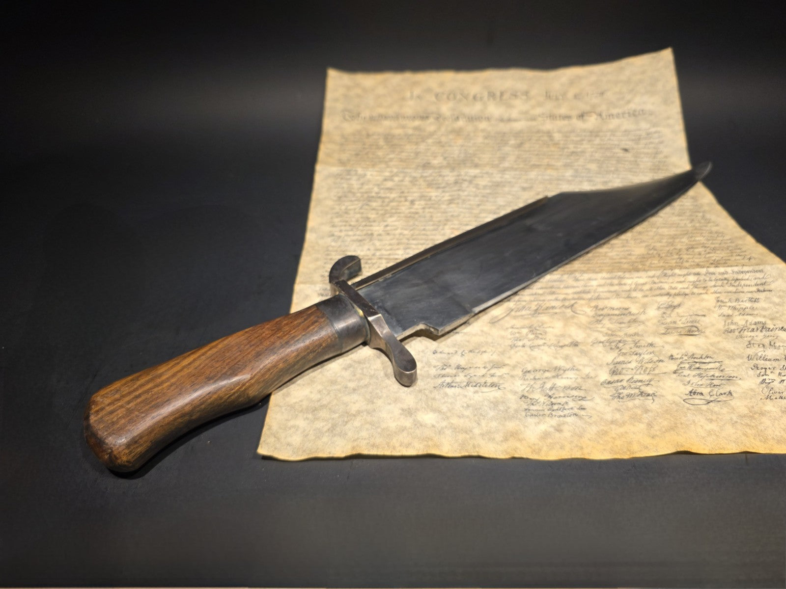 19" Antique Style Civil War Confederate Bowie Knife