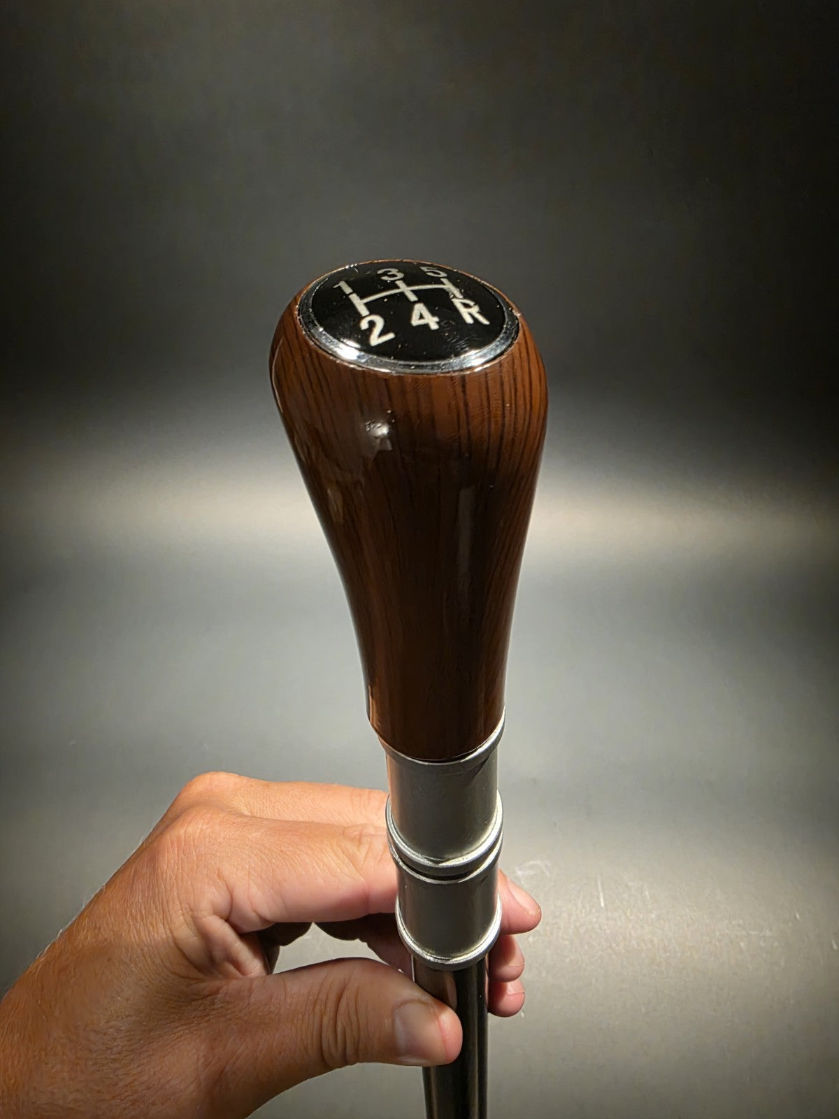 Vintage Antique Style Shifter Knob Handle Metal Walking Stick Cane 