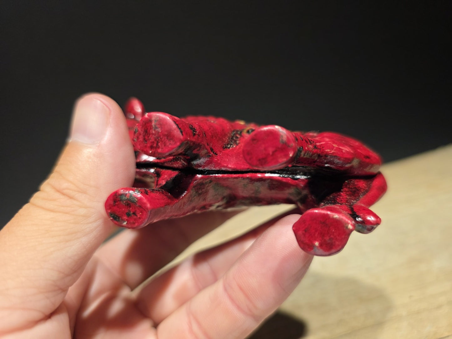 Antique Style Buffalo Gasoline Cast Iron Coin Bank