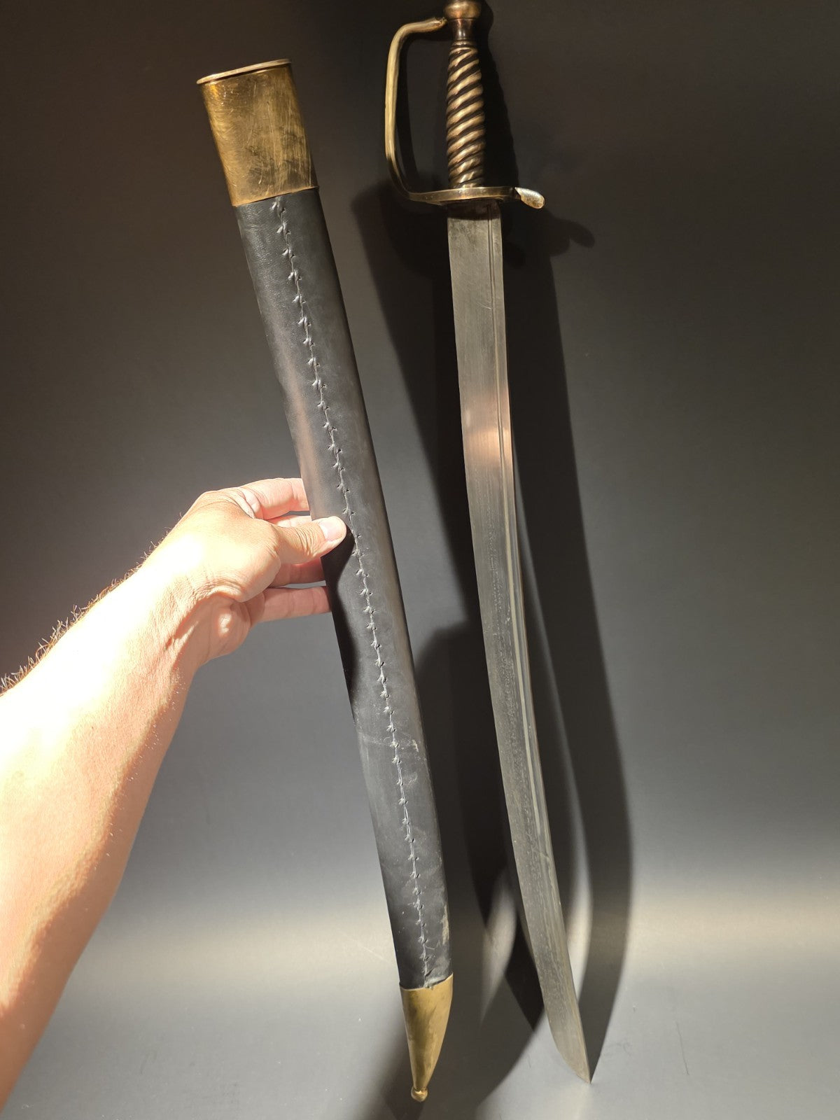 Antique Style English Infantry Hanger Sword