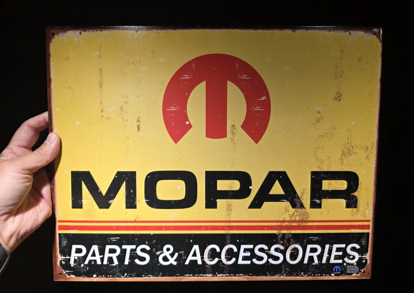 Metal Vintage Style Mopar Auto Parts Sign