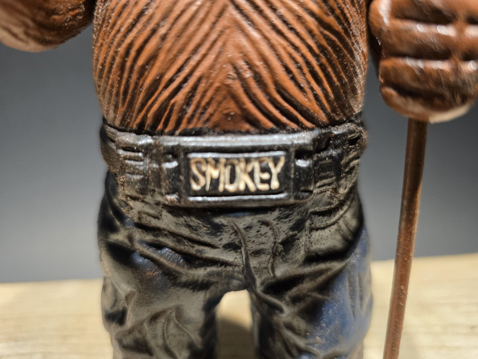 Antique Vintage Style Cast Smokey The Bear Coin Bank