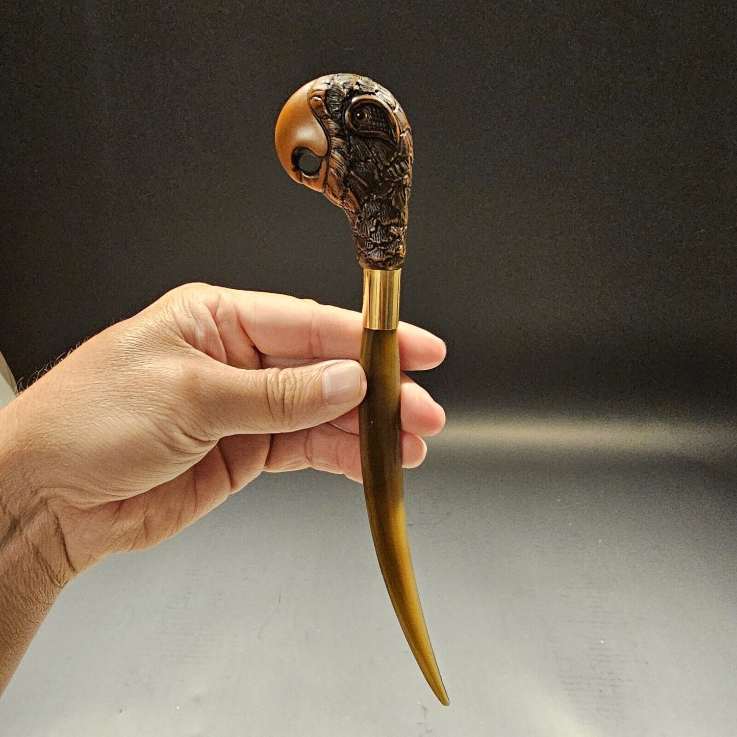 Antique Style Parrot Letter Opener Desk Collectible