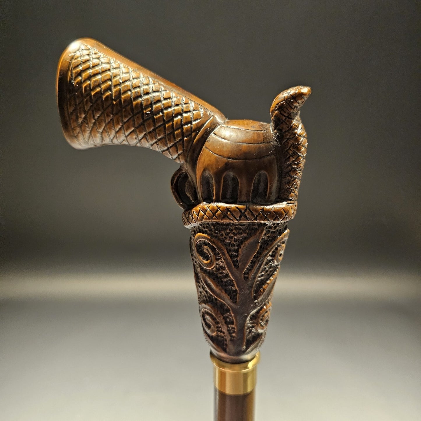 Antique Style Wood Walking Cane
