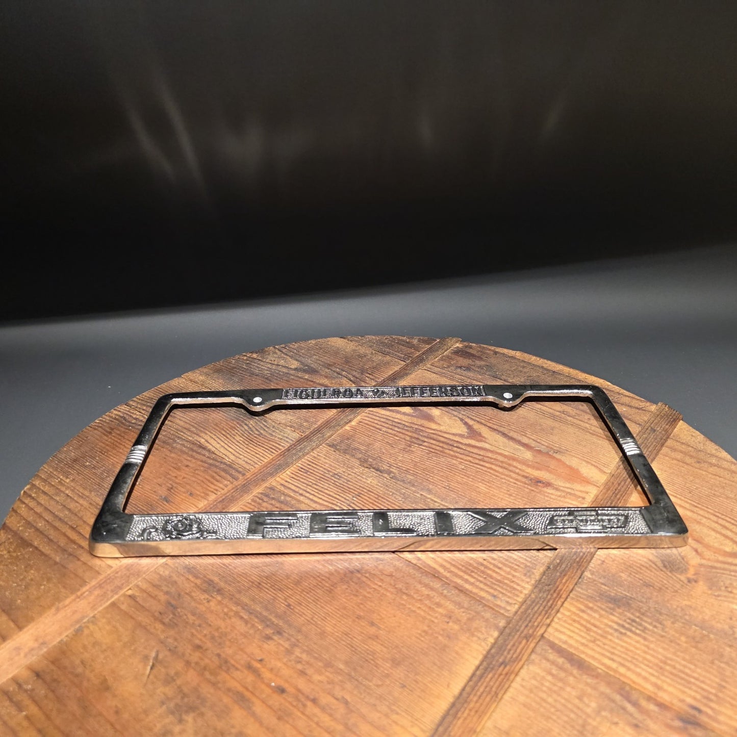 Felix Chevrolet License Plate Frame – Figueroa Jefferson Los Angeles