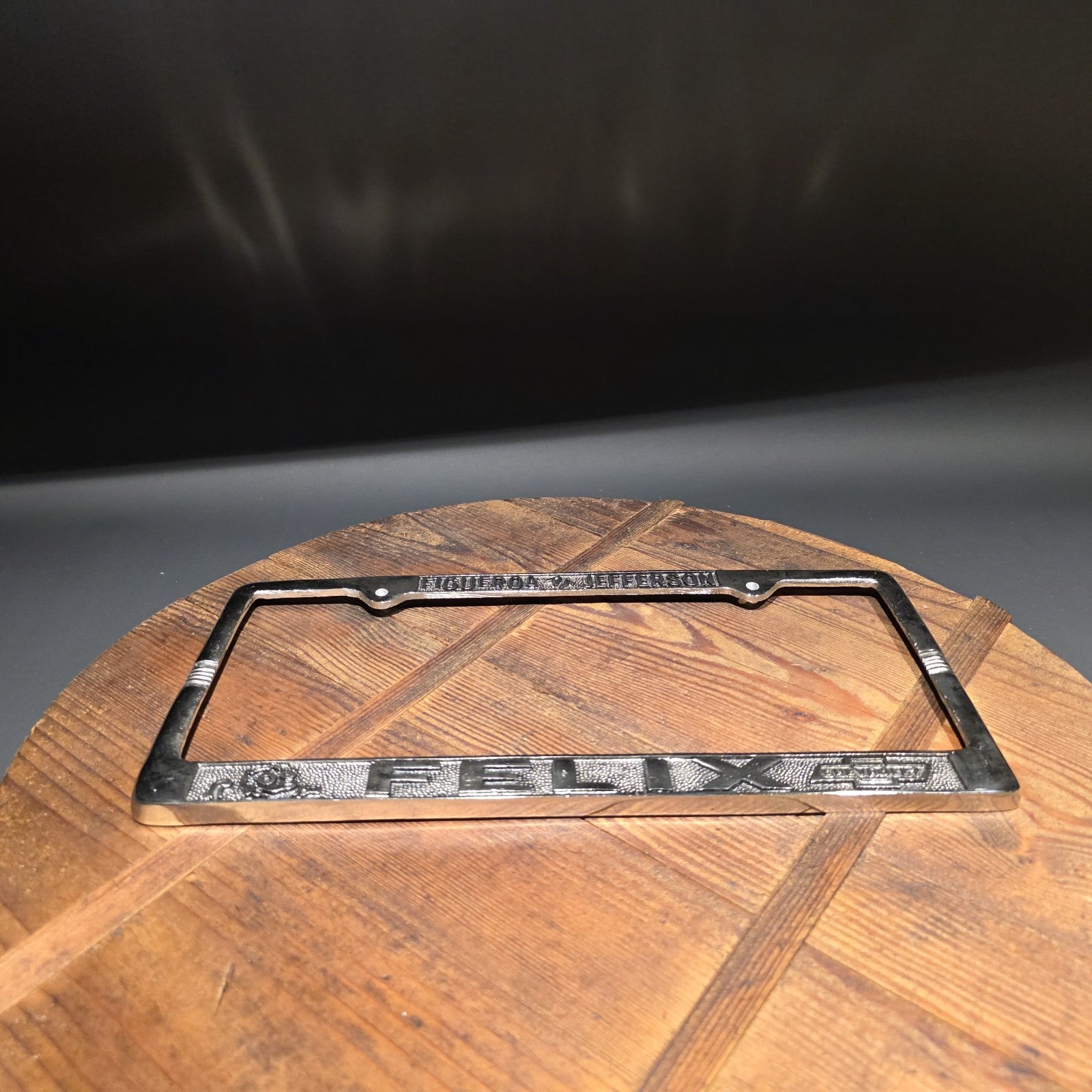 Felix Chevrolet License Plate Frame – Figueroa Jefferson Los Angeles