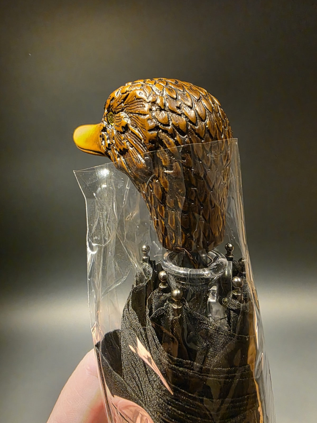 11 1/2" Antique Style Mallard Duck Handle Umbrella
