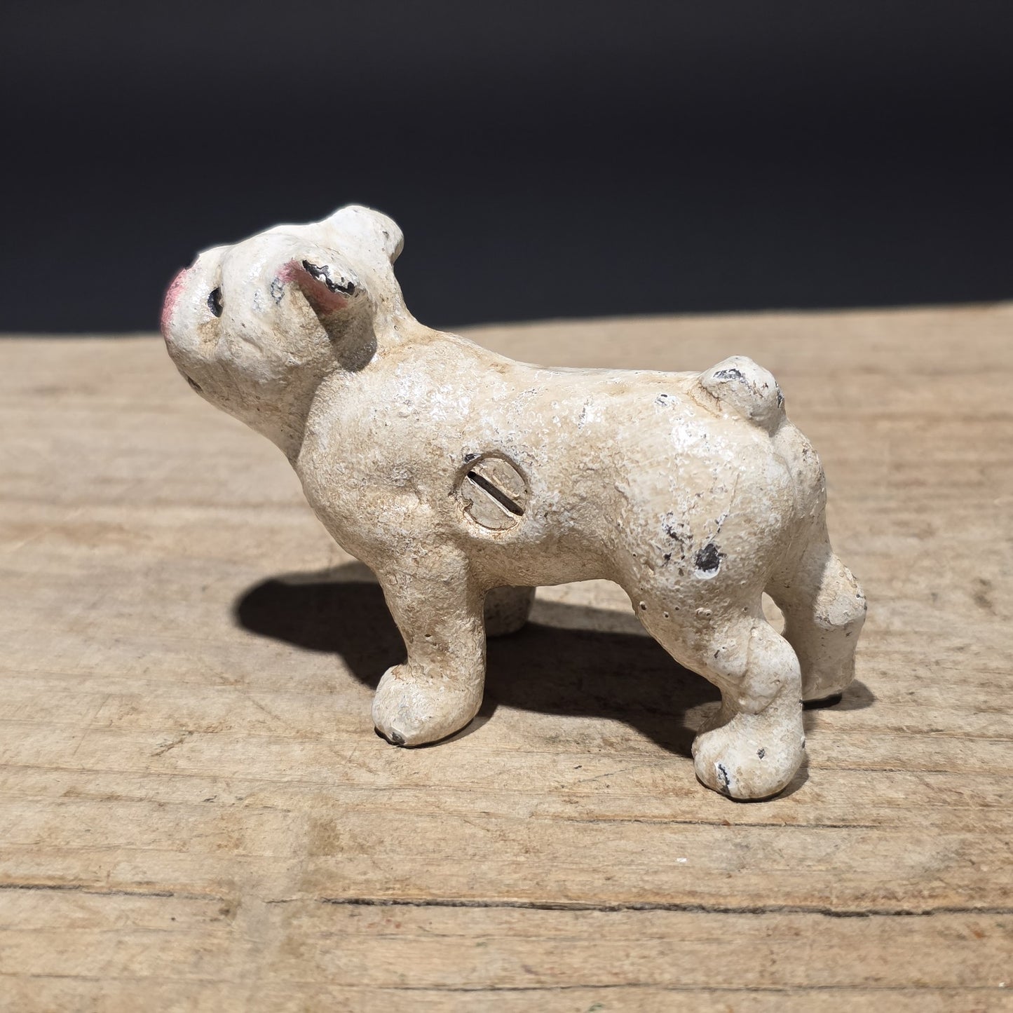 Cast Iron Bulldog Dog Figurine – Vintage Style Miniature Animal Figure
