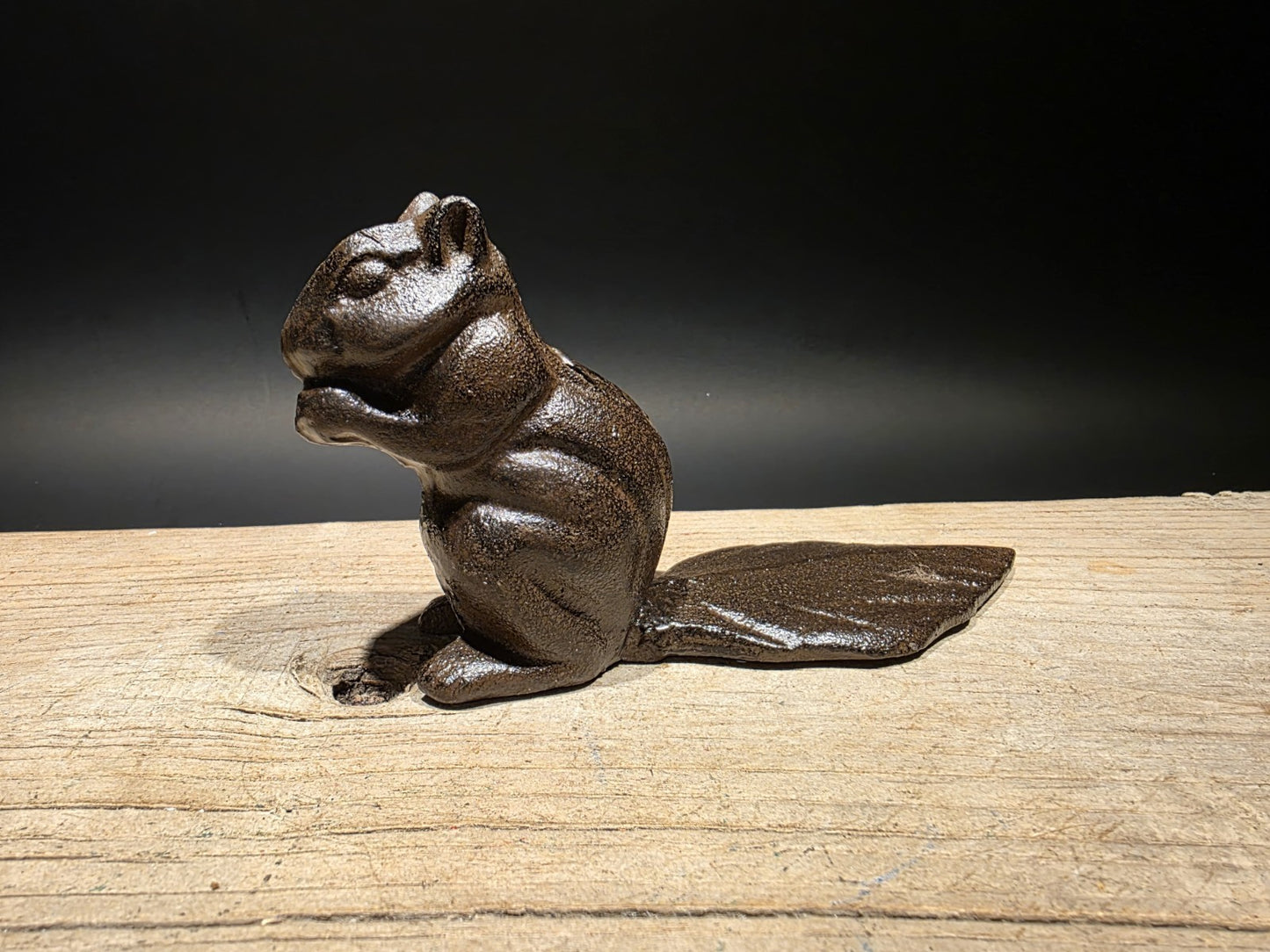 Antique Vintage Style Cast Iron Squirrel Door Stop Wedge