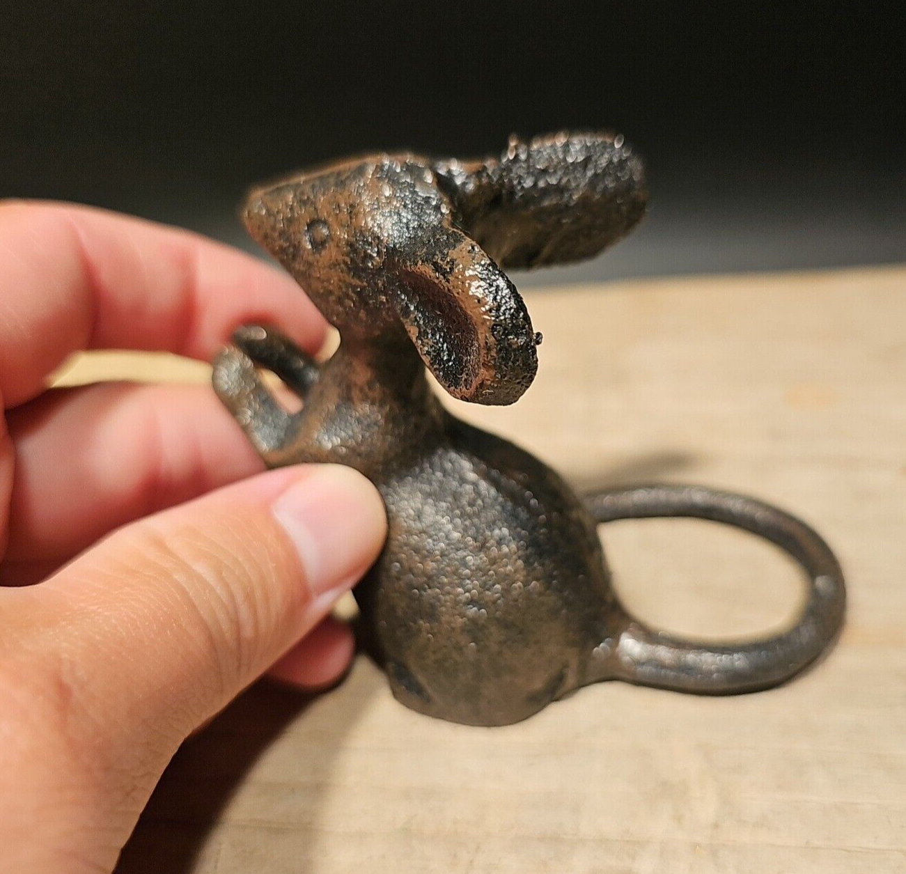 Antique Vintage Style Cast Iron Mouse