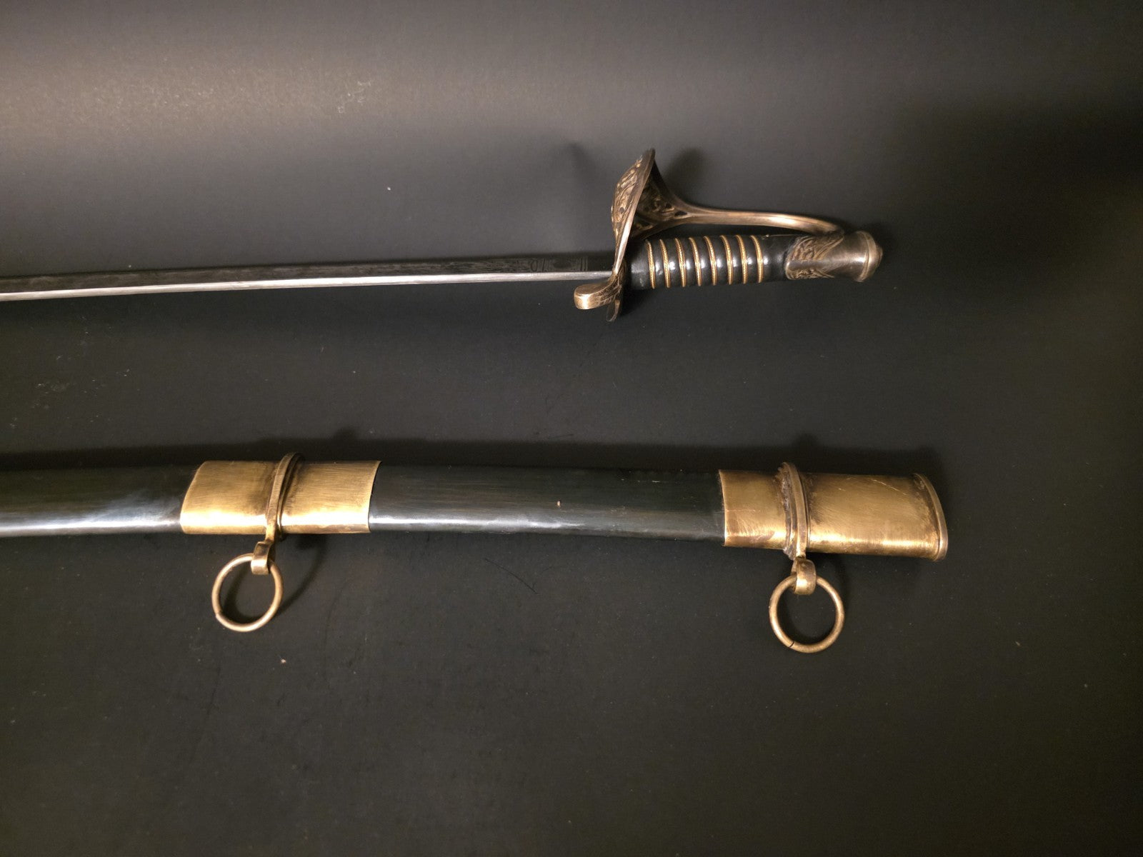Antique-Style 1850 Union Officer’s Civil War Sword